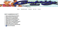 Desktop Screenshot of cambridgediet.com