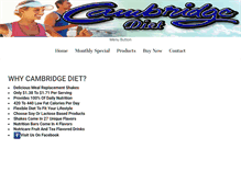 Tablet Screenshot of cambridgediet.com